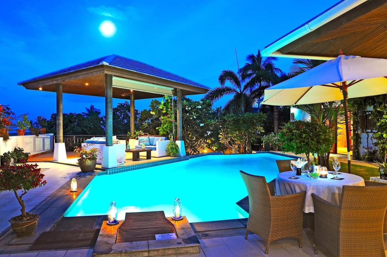 Samui Blu, Villa With Private Pool Choeng Mon Exterior photo
